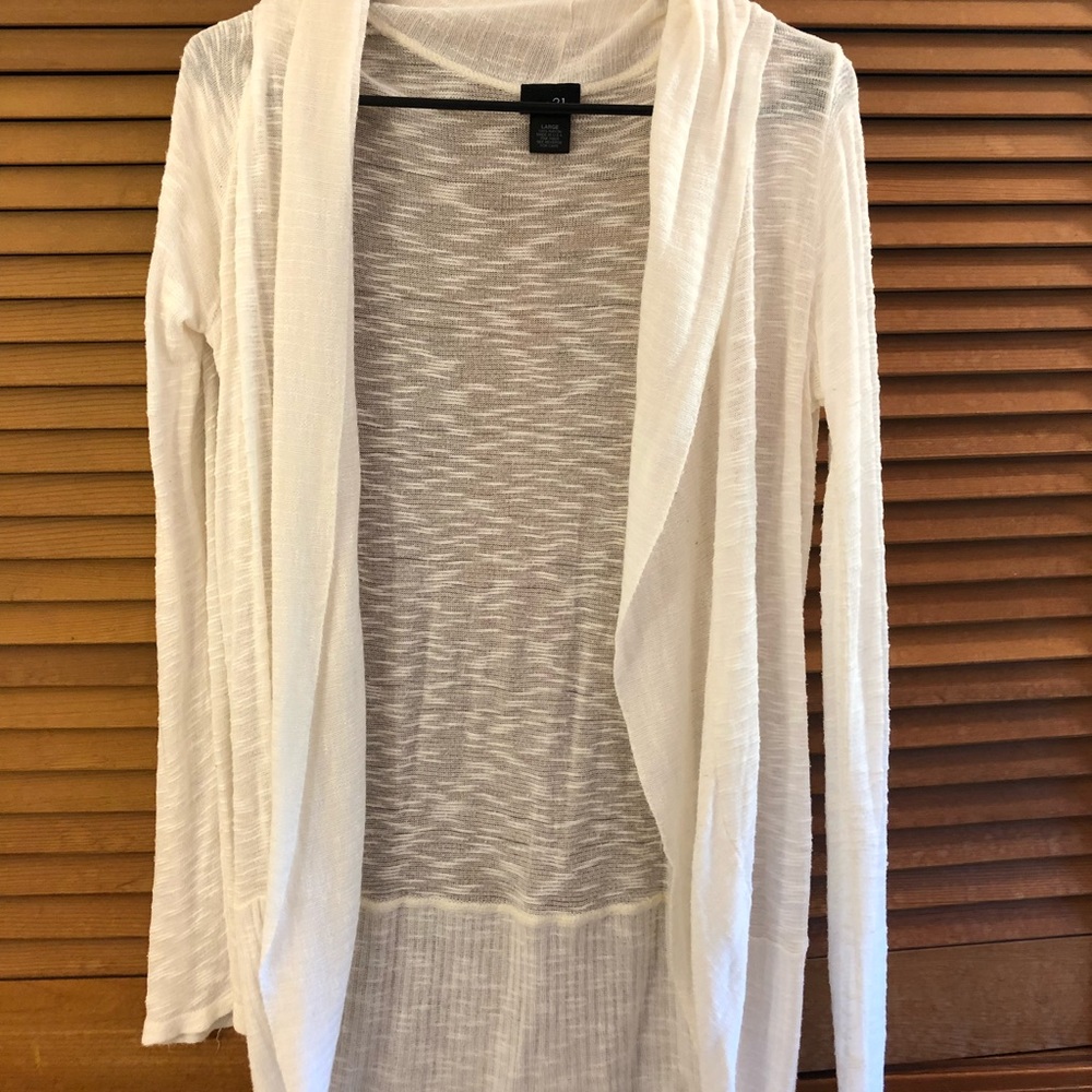 White Cardigan
